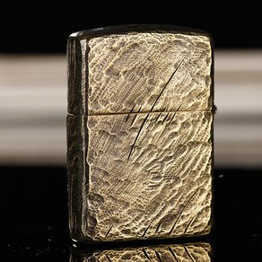 Zippo 라이터 zippo 정품 순수 구리 남자의 오래된 칼 마크 갑옷