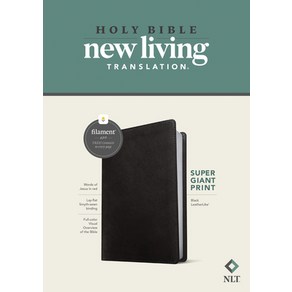 (영문도서) NLT Supe Giant Pint Bible Filament Enabled Edition (Red Lette Leathelike Black) Imitation Leathe, Tyndale House Publishes, English, 9781496458148