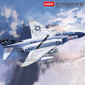 1/72 미해군 F-4J VF-84 졸리 로저스 팬텀 전투기 비행기 프라모델 12529 (안전 포장 배송), 1개