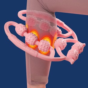페이딜 3세대 프리미엄 슬림라인 허벅지 종아리 마사지 롤러, 핑크, 1개