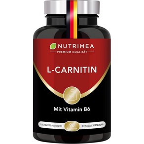 독일 뉴트리메아 NUTRIMEA L-Canitine L 카르니틴 1470 mg with 비타민B6, 1개, 90정