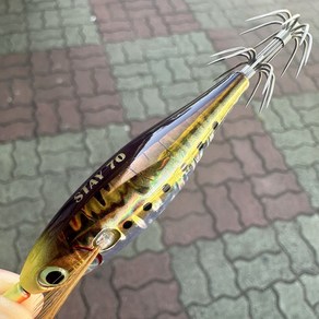 메가탄 스테이 70 미니 쭈꾸미 갑오징어 문어 야광 홀로그램 에기, ST07 (브라운), 1개, 5.2g