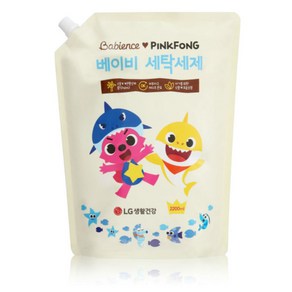 LG 베비언스 핑크퐁 베이비 세탁세제 리필 2200ml, 2.2L, 1개