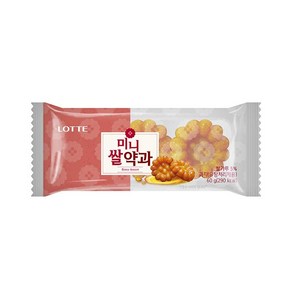 롯데 미니쌀약과 디저트간식 60g x 12개