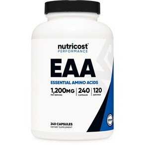 뉴트리코스트 EAA 캡슐 1200mg 120제공량 240캡슐 - 필수 아미노산, 뉴트리코스트 EAA 캡슐 1200mg, 120제공량,, 1개