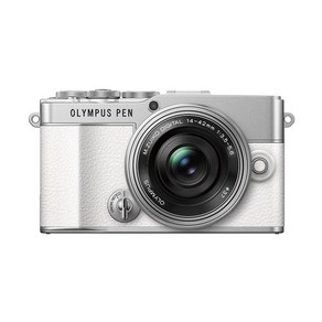 OLYMPUS PEN E-P7 14-42mm EZ 렌즈 키트 화이트, 1개