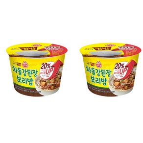 오뚜기 컵밥 차돌 강된장 보리밥, 310g, 6개