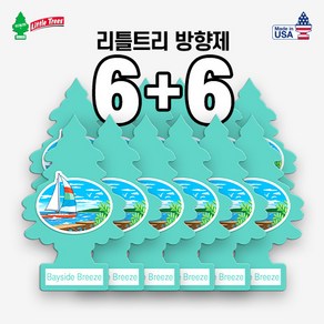 리틀트리 방향제 베이사이드 브리즈 12P (BAYSIDE BREEZE), 12개, 리틀트리 베이사이드브리즈