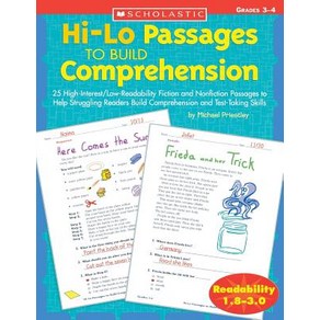 Hi-lo Passages To Build Comprehension: Grades 3-4