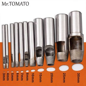 가죽 공예 도구 세트 타원형 펀치 구멍 의류 캔버스에 대한 중공 펀처 벨트 3.0mm-20mm, 5mm(5x3mm), 5mm 5x3mm