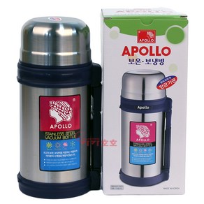 아폴로 보온병 1.2L AP-1200 대용량 보온 보냉겸용 스텐보온, 1200ml, 1개