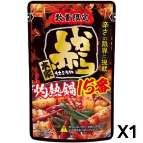 이치비키 아카카라 나베 스프 소스 매운맛 15단계 720g, 1개