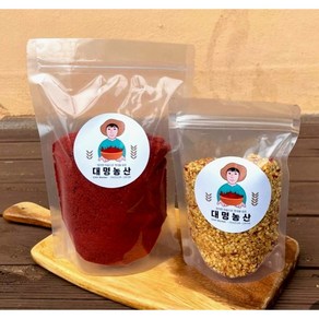 (대명농산) 국산 햇 고춧가루 반태양초 1근 500g, 1개, 김치/반찬용 _아주매운맛(청양100%)