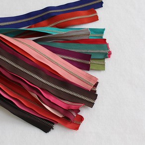 어룸 [5호롤지퍼-100cm] YKK 외발쇠지퍼 메탈지퍼(니켈26컬러), 01 연베이지, 1개