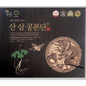 좋은바디연구소 경주생약 산삼 공본단 공진단 산양삼 3.75g 30환 산삼공본단 부모님 시부모님 어버이날 선물, 1개, 112.5g