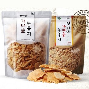 국내산쌀 100% 정가네 가마솥 누룽지 500g 1kg, 1개