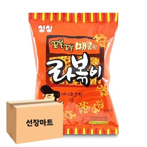 싱싱 라볶이 50g 40개입 1박스 매콤한 스낵 과자 무