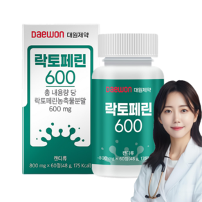 대원 락토페린 800mg, 1개, 60정