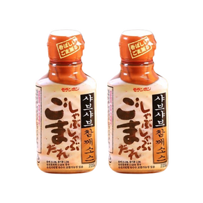 모란봉 샤브샤브 참깨소스, 225g, 2개