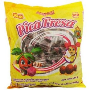 Veo Pica Fesca Stawbey Chili Gummies - 100ct 베로피카 프레스카 스트로베리 칠리 구미 - 100ct, 157.62g, 1개