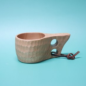 쿡사컵 (Kuksa) 우드컵 캠핑컵 감성 나무 술잔 막걸리잔 원목 시에라 머그, 우드 쿡사컵 (150ml), 1개