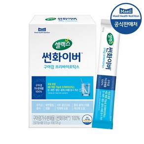 셀렉스 썬화이버 프리바이오틱스 스틱 12.5g 10포 6박스 (총 60포)