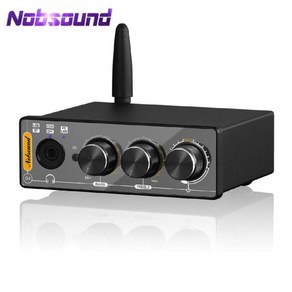 미니앰프 헤드폰앰프 NobsoundQ4 Ddigital아날로그 변환기 블루투스 수신기 SPDIF USB 게임 DAC 동축OPT 24 비트192K, 01. Black