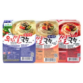 칠갑농산 우리쌀국수 멸치+북어+매운맛 6개씩(총18개), 18개, 82.5g