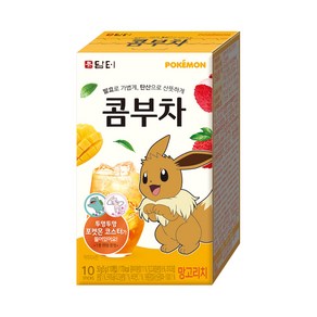 담터 포켓몬 콤부차 망고리치 10T, 50g, 10개입, 1개