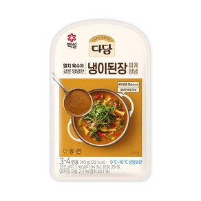 CJ 다담 냉이된장찌개양념 140g, 1개