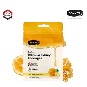[정품]콤비타 UMF10+ 마누카허니 로젠지 프로폴리스&레몬 프로폴리스캔디 꿀캔디, 54g, 1개