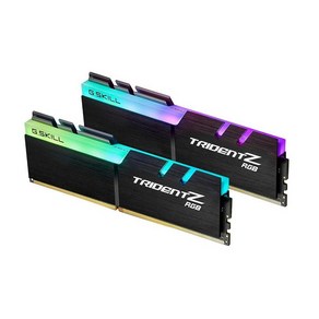 G.Skill Tident Z RGB 시리즈 64GB (2 x 32GB) PC4-28800 CL18 듀얼 채널 데스크탑 메모리 (F4-3600C18D-64GTZR)