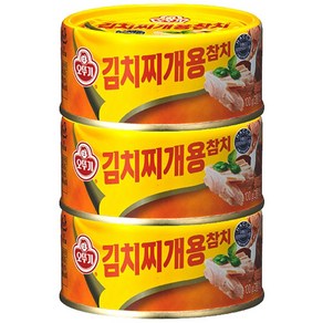 오뚜기 김치찌개용 참치, 100g, 3개