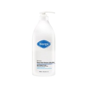 [본사정품] Biorga 바이오가 등드름 바디워시 베타인살리실레이트 1000ml / 등 여드름 개선 피지개선 시원한 허브향