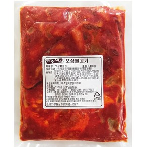 양념 오징어불고기 400g 오삼불고기밀키트, 1개