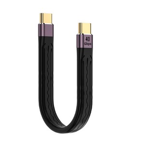 USB 40Gbps C타입 외장 하드 메모리 미니 케이블 PD 100W 고속충전