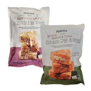 피코크(소고기장조림주먹밥+김치참치 구운주먹밥), 1개, 500g