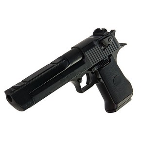 장남감 권총 데저트이글 스케일 모델건 블랙 풀메탈 시뮬레이션건 Black Deset Eagle Model gun Metal simulation pistol hand guns, 2) + 기본탄 6발 + 디테일탄 6발, 1개