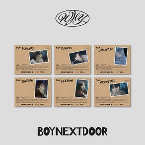 보이넥스트도어 BOYNEXTDOOR - 1st EP [WHY..] (LETTER ve.) 버전선택, Random Ve.