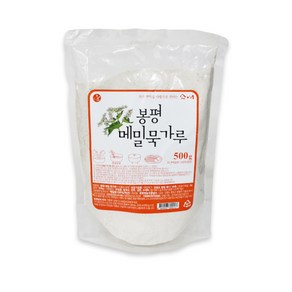 강원도 봉평 뻐꾸기삼촌 국산 국내산 메밀묵가루 100% 순메밀가루 500g, 1개