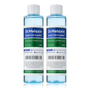 닥터 멜락신 아쿠아 이온 플라즈마 수분 토너, 2개, 200ml