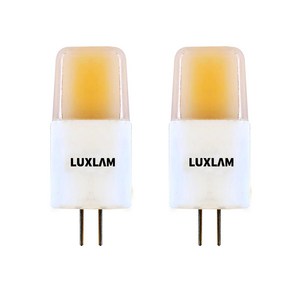 룩스램 LED 핀할로겐 JC Pin 12V 3.5W 전구색 2P, 2개