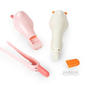 사보자점빵 머리 집게 배수구청소용품, 핑크