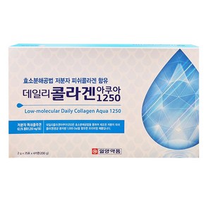 일양약품 데일리 콜라겐 아쿠아 1250 25포 x 4카톤, 200g, 1개