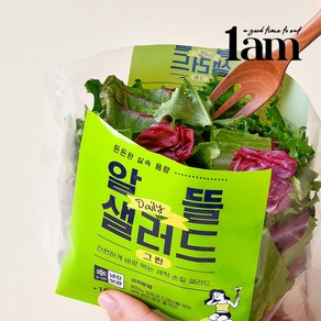 [1am] 알뜰 데일리 세척 야채 샐러드 그린, 5개, 100g