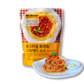 노브랜드 홈스타일 토마토 스파게티 소스, 2개, 400g