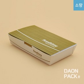 소량) [SKY 도시락 3호] 일회용 종이도시락 김밥 분식 떡집 포장용기 1box 100개, 1개