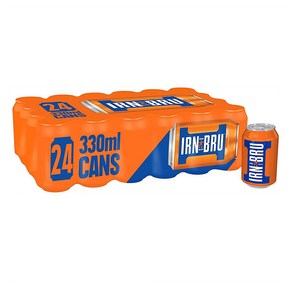 IRN-BRU 아이언 브루 영국 피즈 피지 드링크, 24개, 330ml