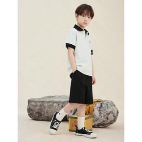 [브랜드정품]빈폴키즈 공식브랜드관 [BEANPOLE KIDS] 피케 반팔 상하세트 베이지 (BI5342U12A) 등교룩 등원룩