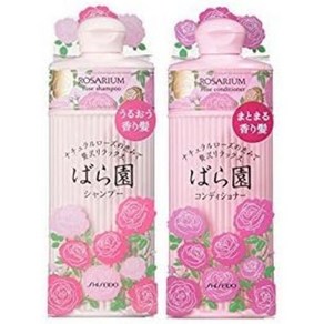 일본직발송 6. 장미원(ROSARIUM) 장미 정원 로즈 샴푸 RX + 로즈 컨디셔너 RX 세트 300ML+300ML B08GSZMC7, 1개